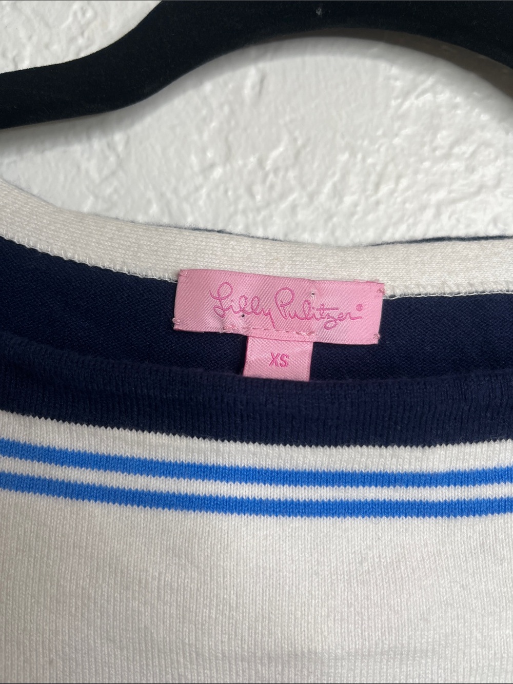 Lilly Pulitzer Maria Striped Boatneck Sweater Sz XS - Picture 3 of 5